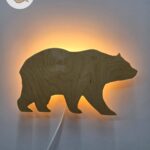 מנורת ילדים בצורת דוב