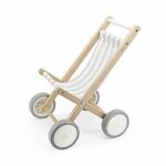 עגלת בובה אפור