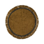 Tapis Petit Vloerkleed Rond Bruin Klei Lily Tc1049