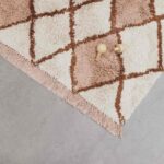 Tapis Petit Vloerkleed Ruit Rose Detail Cs