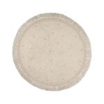 Tapis Petit Vloerkleed Rond Naturel Rose Stip Tc1062