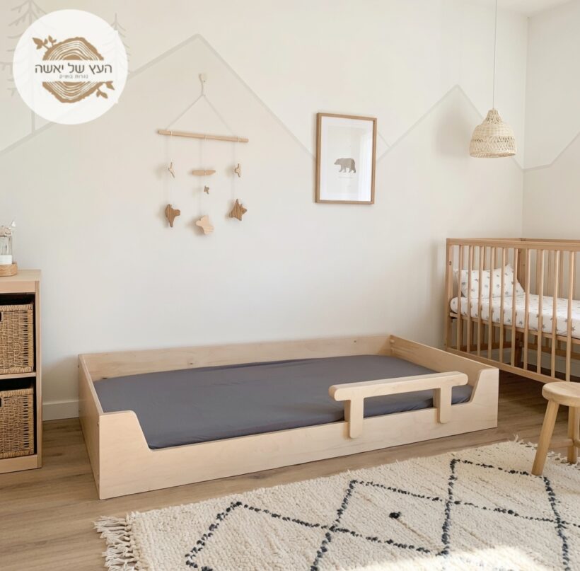 מיטה מונטסורית נמוכה
