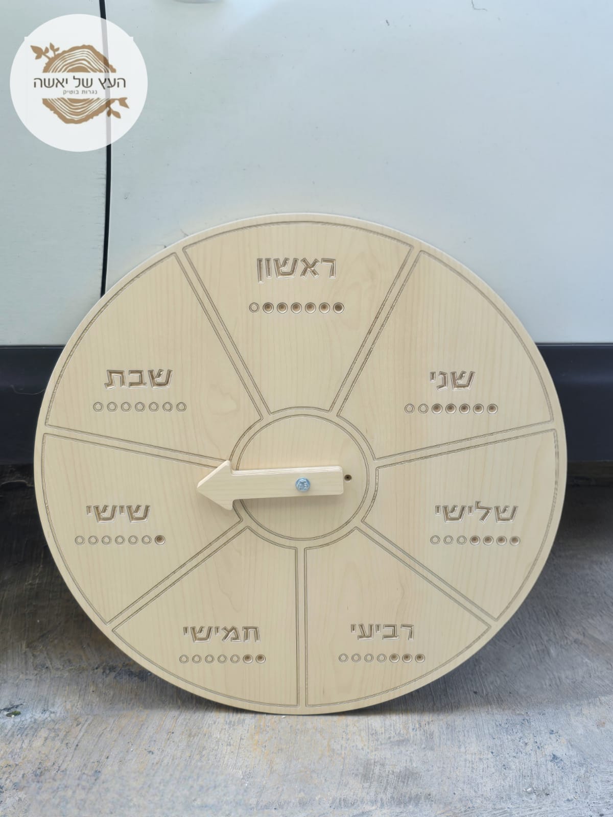 גלגל סנסורי ימות השבוע