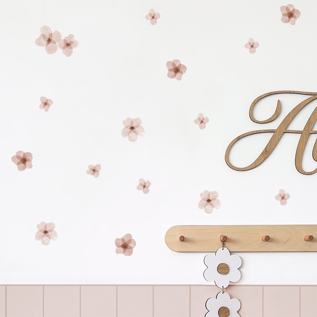 מדבקות קיר קיר פורח1