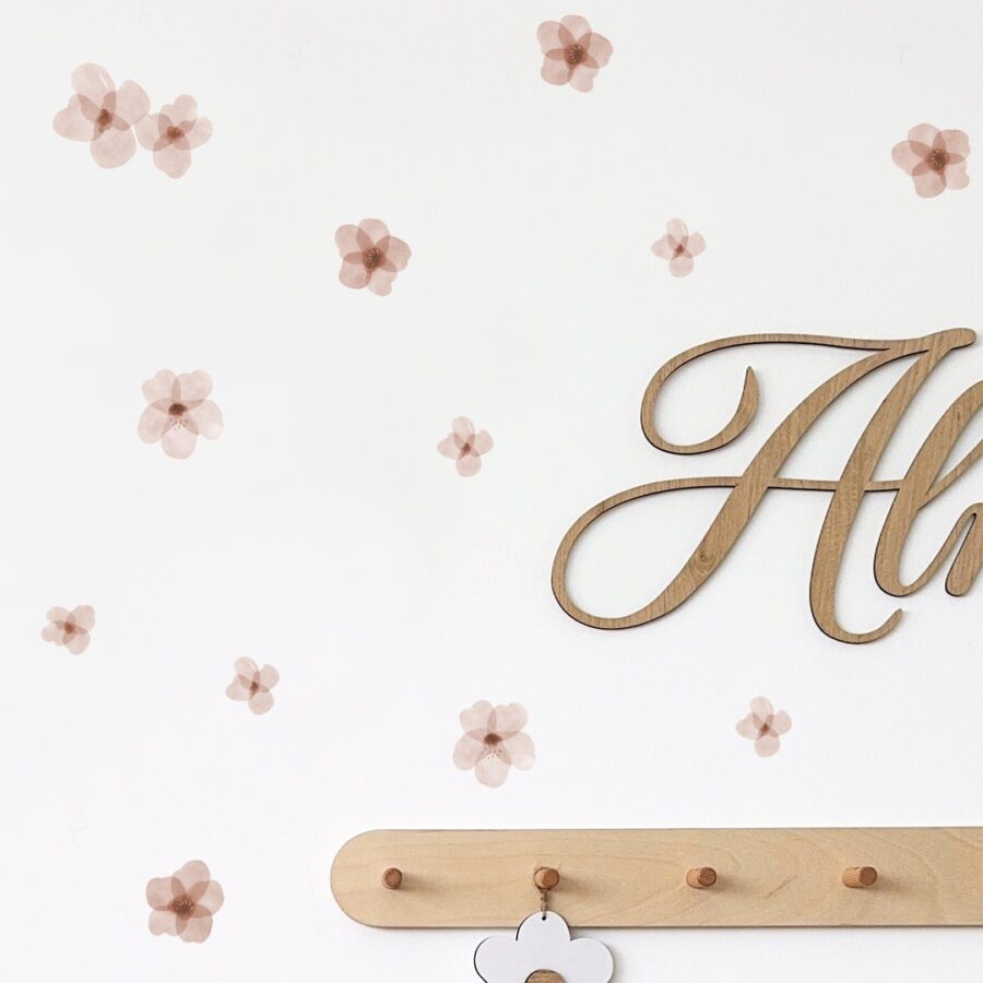 מדבקות קיר קיר פורח3