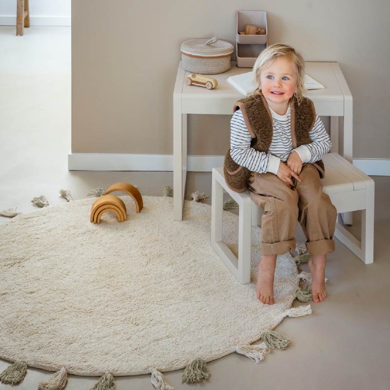 שטיח שרה נטוראל ירקרק3