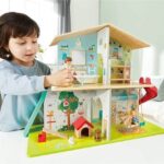בית בובות מגלשה וצלילים Hape 3