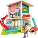 בית בובות מגלשה וצלילים Hape 4