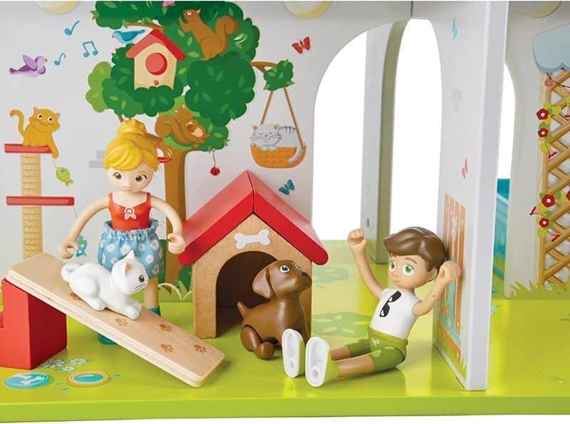 בית בובות מגלשה וצלילים Hape 6