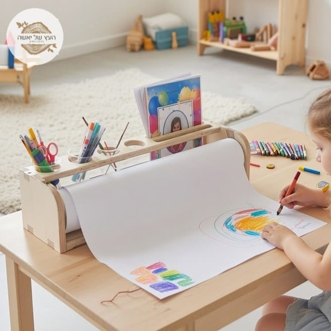 כן ציור שולחני רצפתי