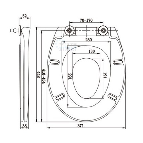 מושב אסלה משפחתי מידות מושב אסלה משפחתי מידות