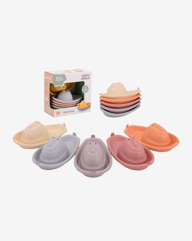 סט 5 סירות ביו פלסטיק1