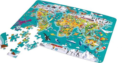 פאזל מפת העולם Hape 2