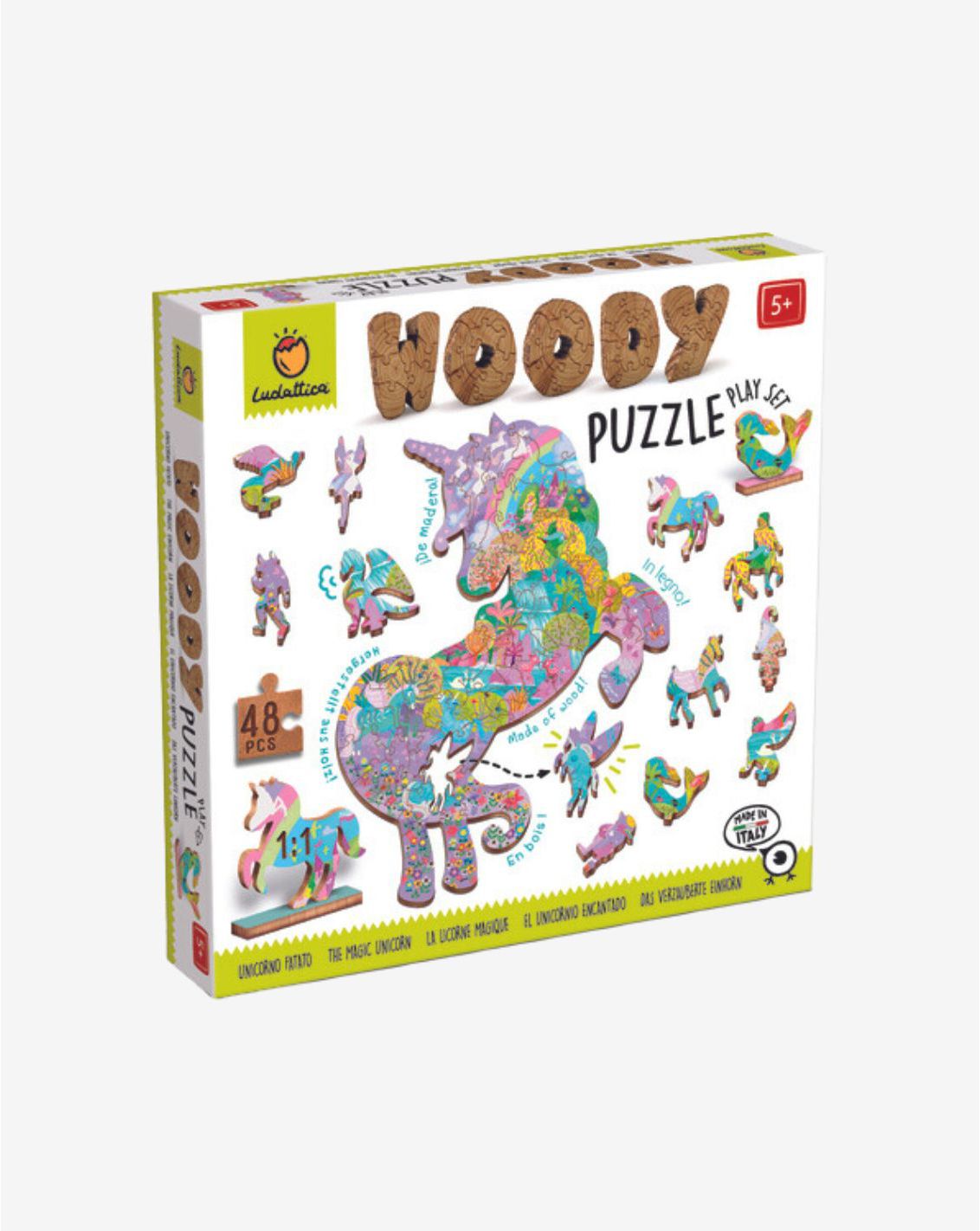 פאזל עץ חד קרן Hape 1