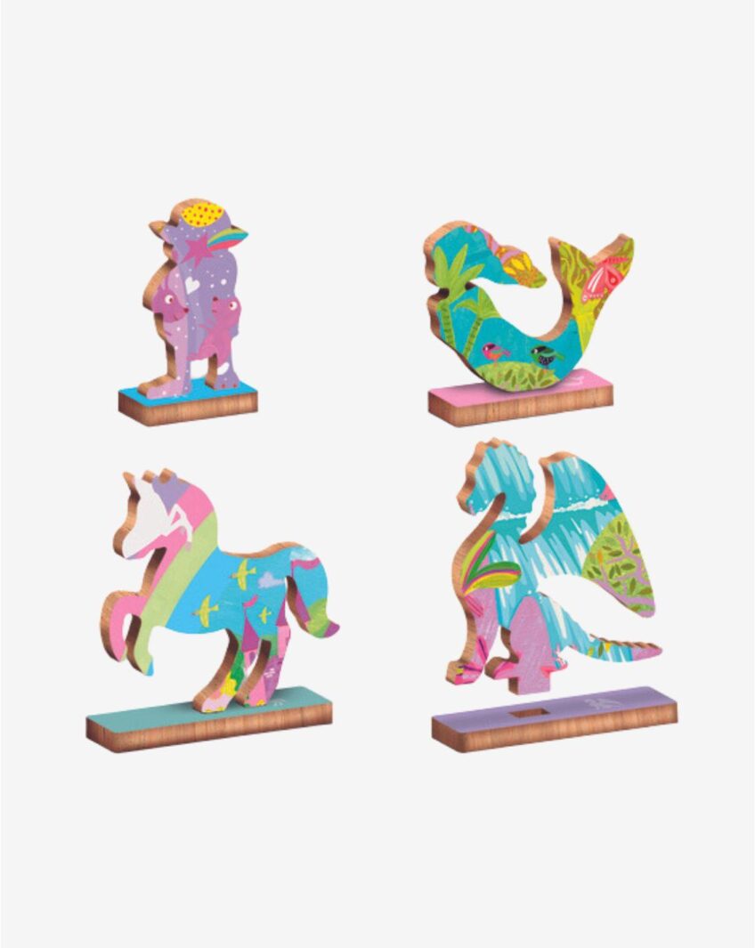 פאזל עץ חד קרן Hape 2