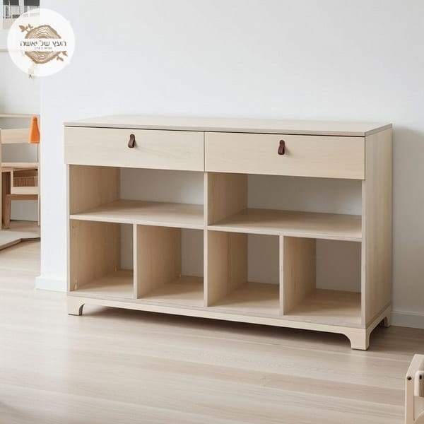 שידת אחסון והחתלה