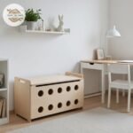 ארגז אחסון וישיבה על גלגלים