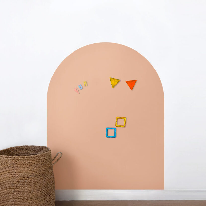מדבקת קשת מגנטית אפרסק 1