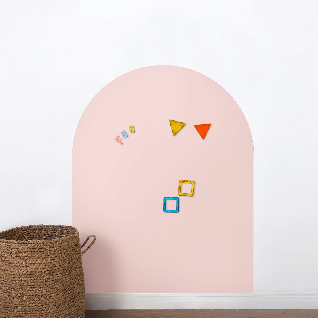 מדבקת קשת מגנטית ורוד 1