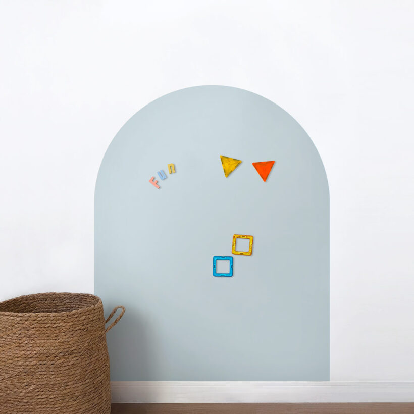 מדבקת קשת מגנטית תכלת 1