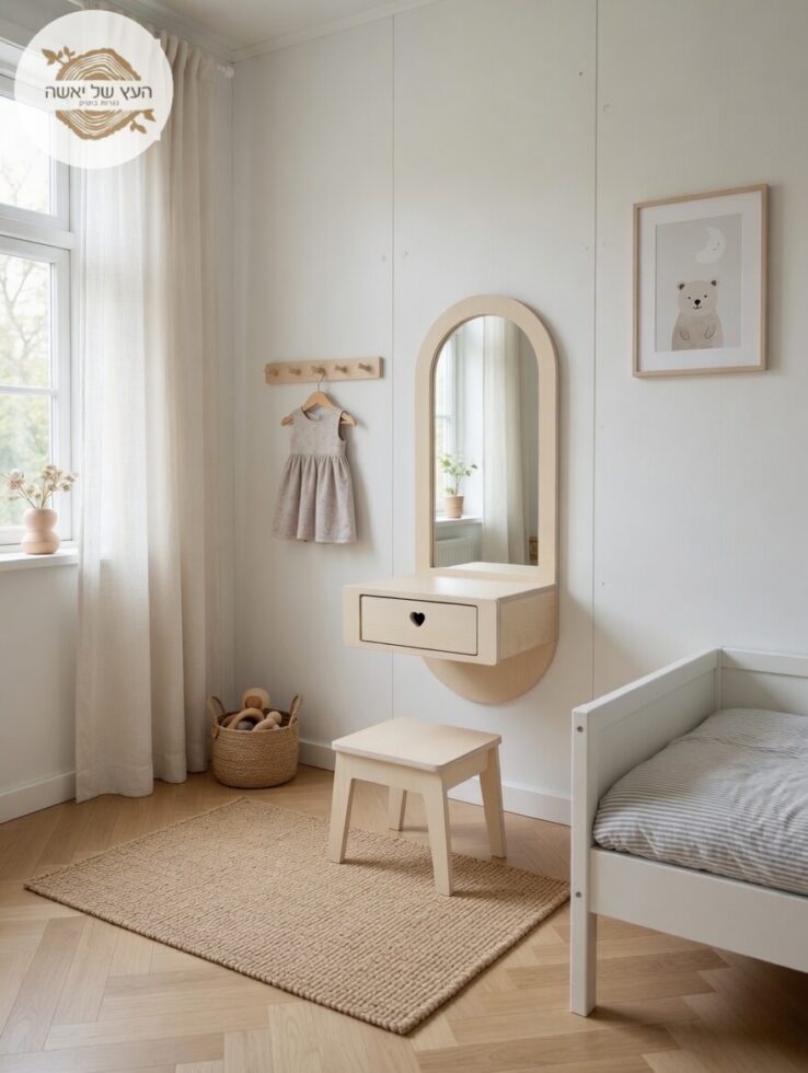 שידת איפור תלויה