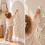 Hebrew Magnetic Letters Numbers White 2